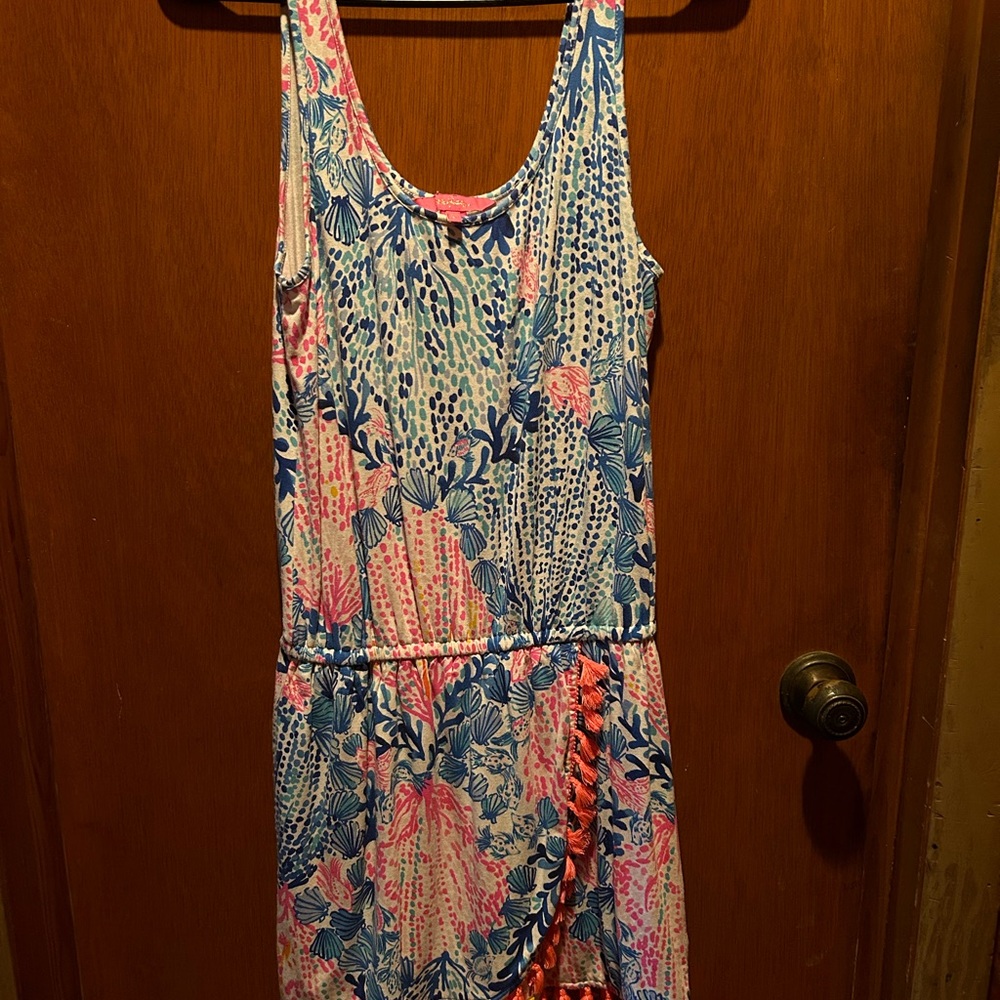 Lilly Pulitzer women’s small jumpsuit. Shorts underneath!  Super cute